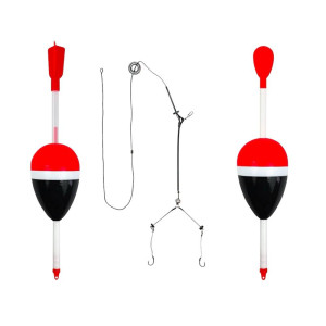 Монтаж на толстолоба DOMINATOR день и ночь (2 крючка)