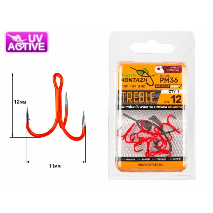 Трійник Profmontazh Orange UV PM36 №, 12 (7 шт/уп)