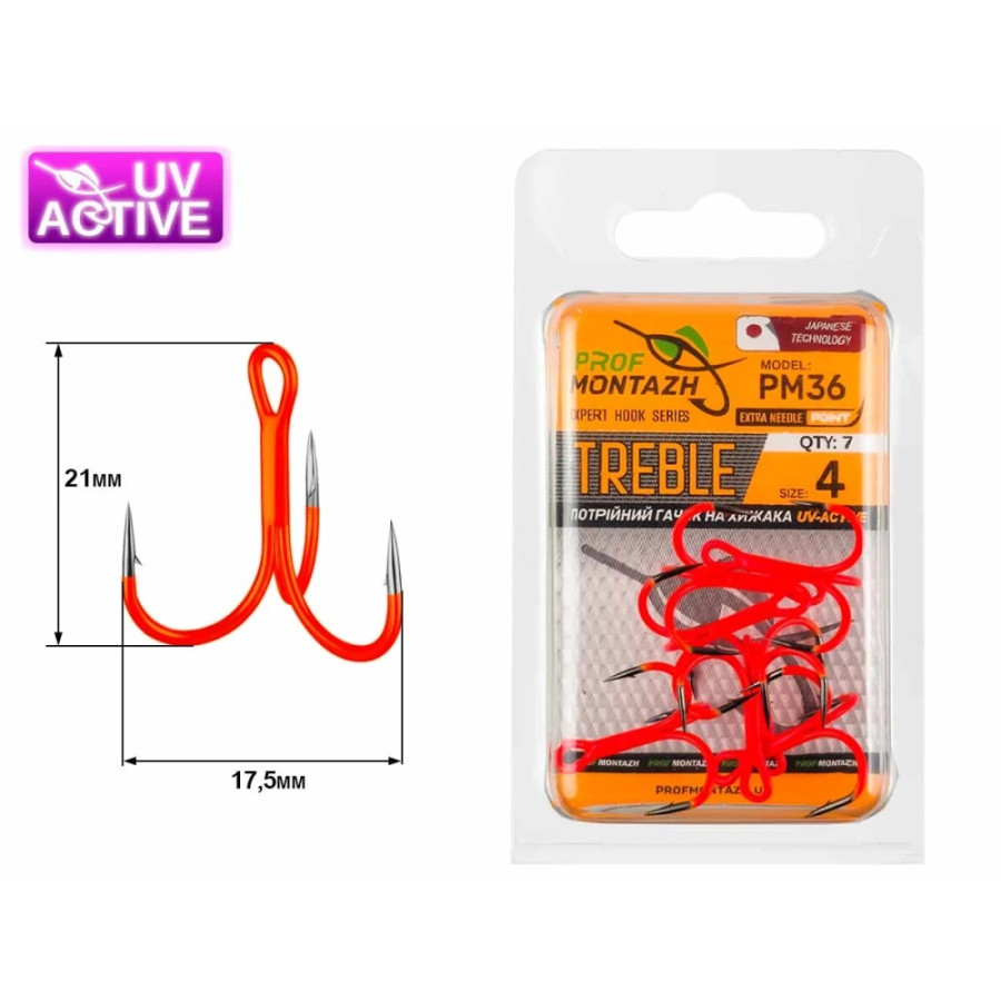 Трійник Profmontazh Orange UV PM36 № 4 (7 шт/уп)