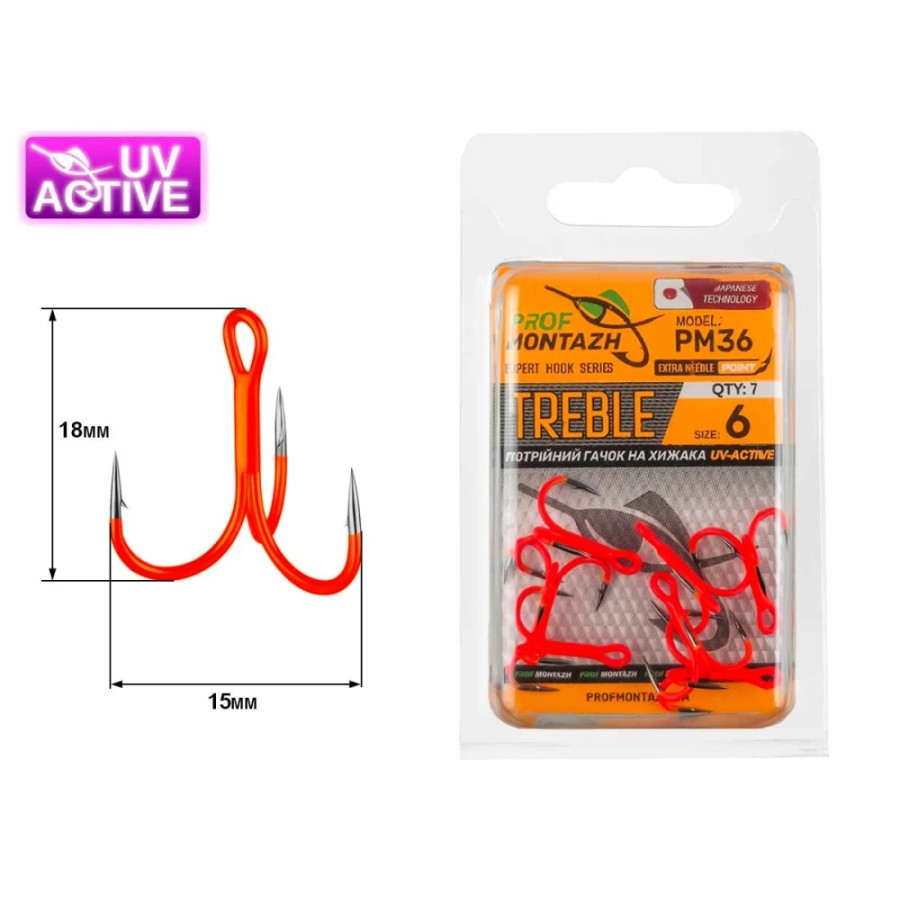 Трійник Profmontazh Orange UV PM36 № 6 (7 шт/уп)