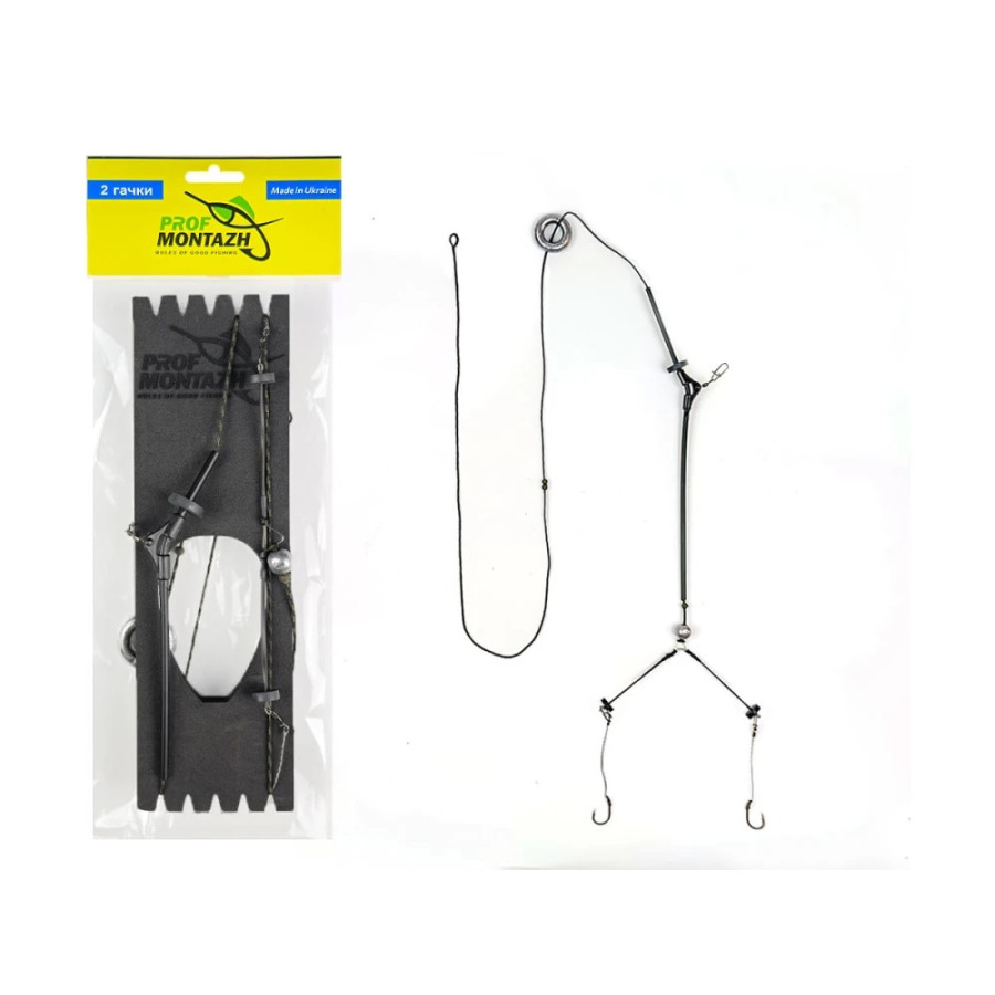 Оснащення ProfMontazh на товстолоба без поплавця на (2 гачки)