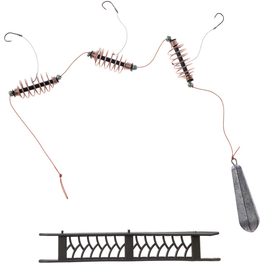 Профмонтаж снасть готова вбивця карася на мотовилі 20g