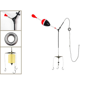 Снасть / Убийца толстолоба / ProfMontazh Delta на 3 крючка