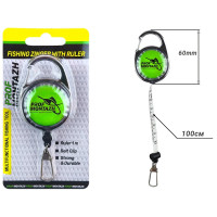 Ретривер-рулетка ProfMontazh Fishing Zinger With Ruler 1 м 2-в-1