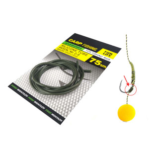 Силіконова трубка для гачків №2-8, довжина 75см (Green camo)