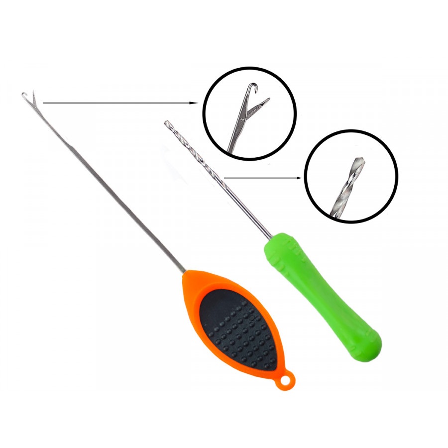 Набір свердло+ голка для бойлів Profmontazh з застібкою