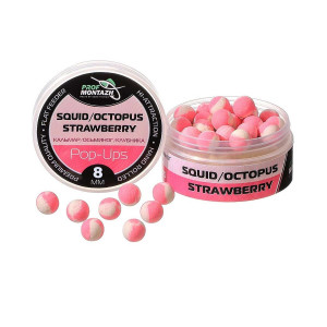 Бойли POP UPS | Кальмар восьминіг полуниця | ,8mm Бойли POP UPS | Кальмар восьминіг полуниця | ,8mm