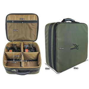 Жесткий чехол для 4 катушек 39х39х15см Жесткий чехол для 4 катушек 39х39х15см