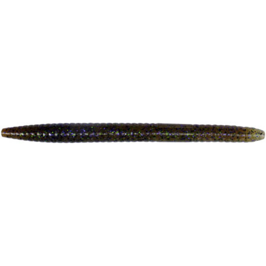 Силикон Keitech Salty Core Stick 5.5" ц:214 green pumpkin candy