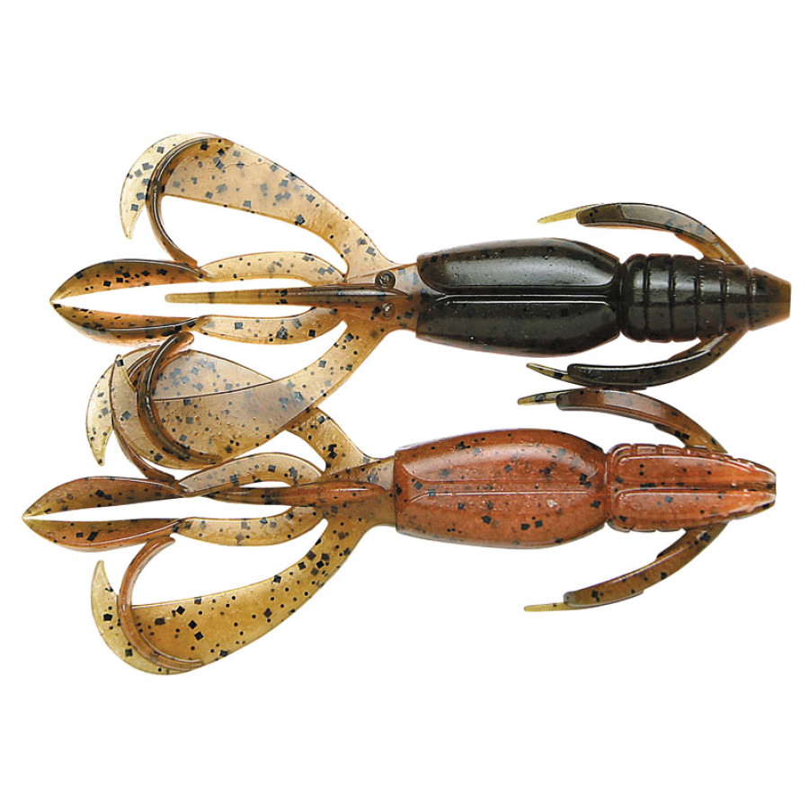 Силікон Keitech Crazy Flapper 2.8" к:438 green pumpkin fire