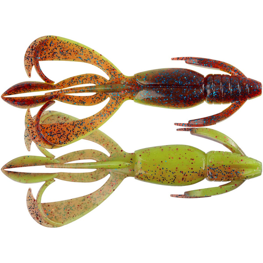 Силікон Keitech Crazy Flapper 3.6" ц:EA#15 grape chart red flk