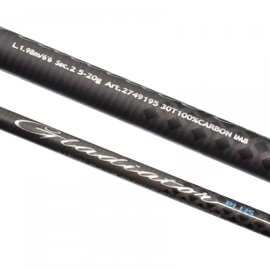 Спиннинг штекерный Gladiator-plus 5-20g 1.98m Спиннинг штекерный Gladiator-plus 5-20g 1.98m