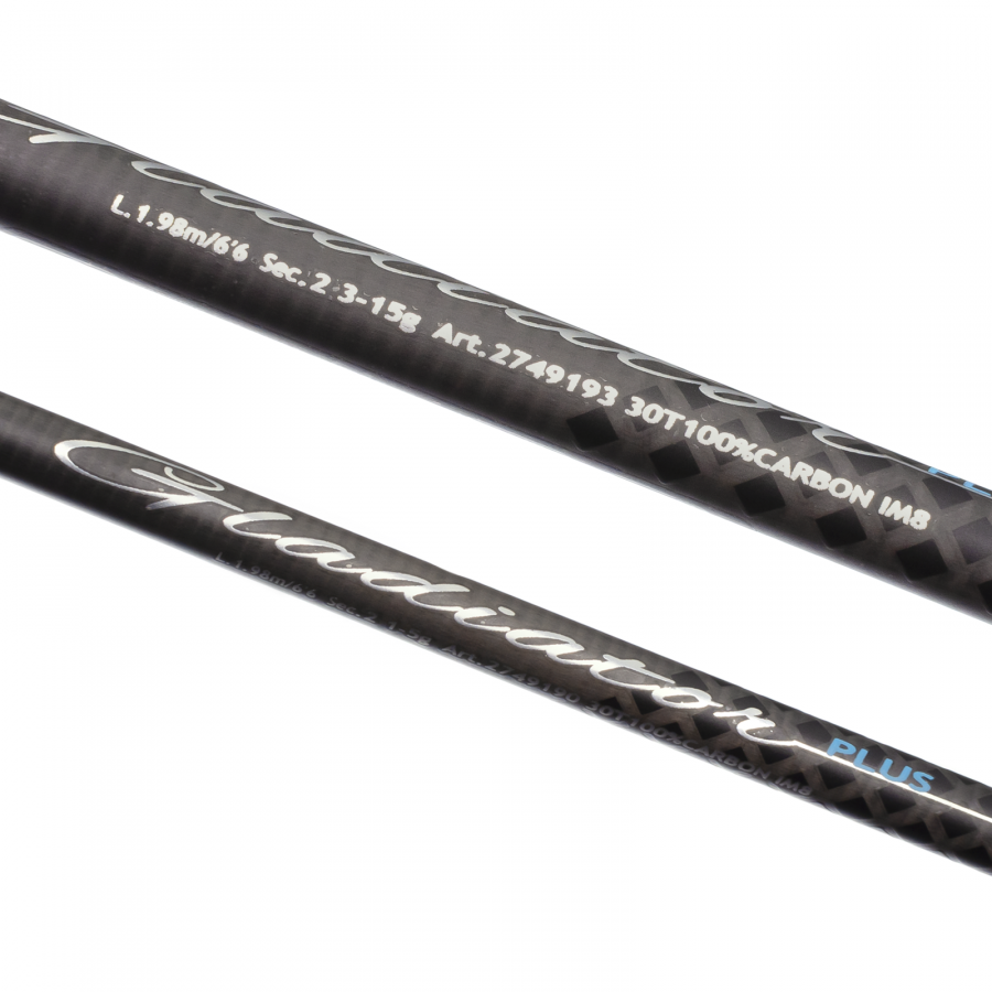Спиннинг штекерный Gladiator-plus 3-15g 1.98m Спиннинг штекерный Gladiator-plus 3-15g 1.98m