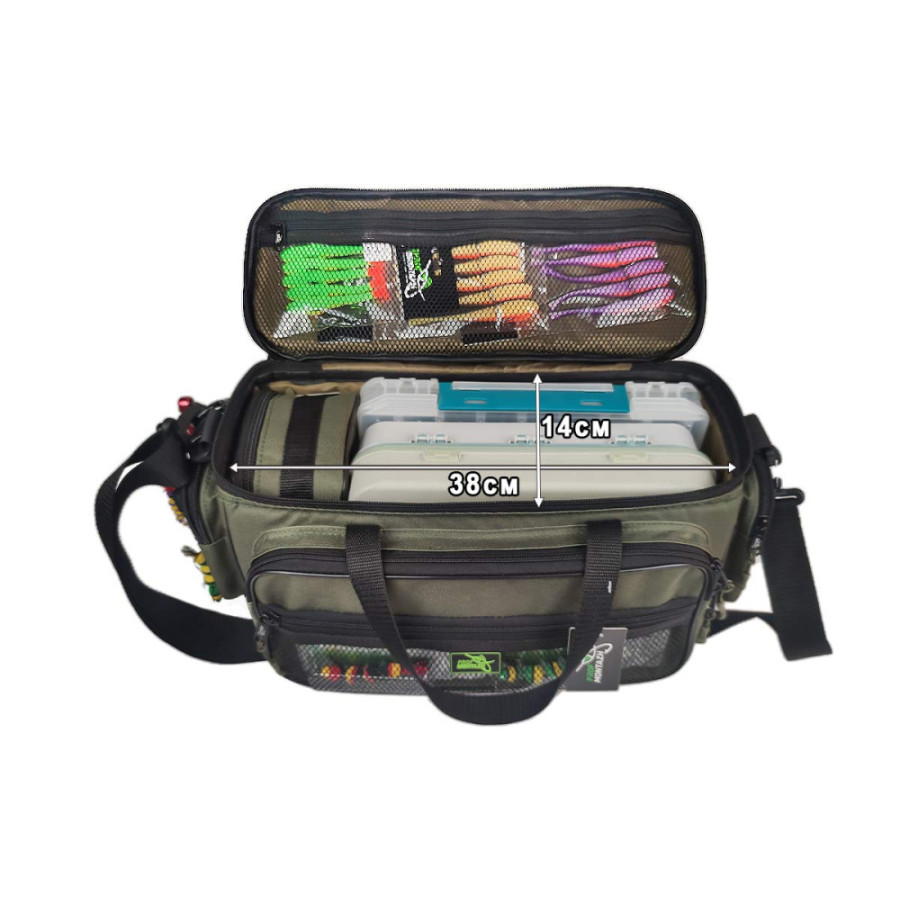 Сумка рыбацкая Lures & Rigs 47х22х22см Сумка рыбацкая Lures & Rigs 47х22х22см