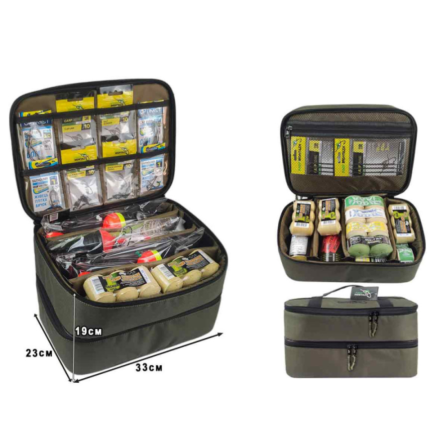 Сумка Double Bag для технопланктона и монтажей на толстолоба 33х23х19см Сумка Double Bag для технопланктона и монтажей на толстолоба 33х23х19см