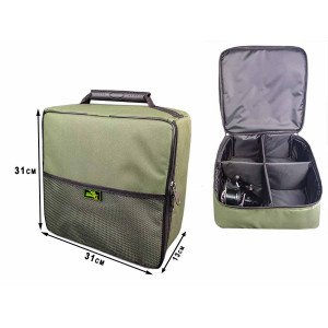 Полужесткая сумка под 4 катушки 31х31х13см Полужесткая сумка под 4 катушки 31х31х13см