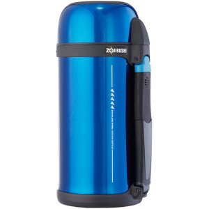 Термос Zojirushi sf-cc15ha 1.5l (складная ручка+ремешок).col Синий