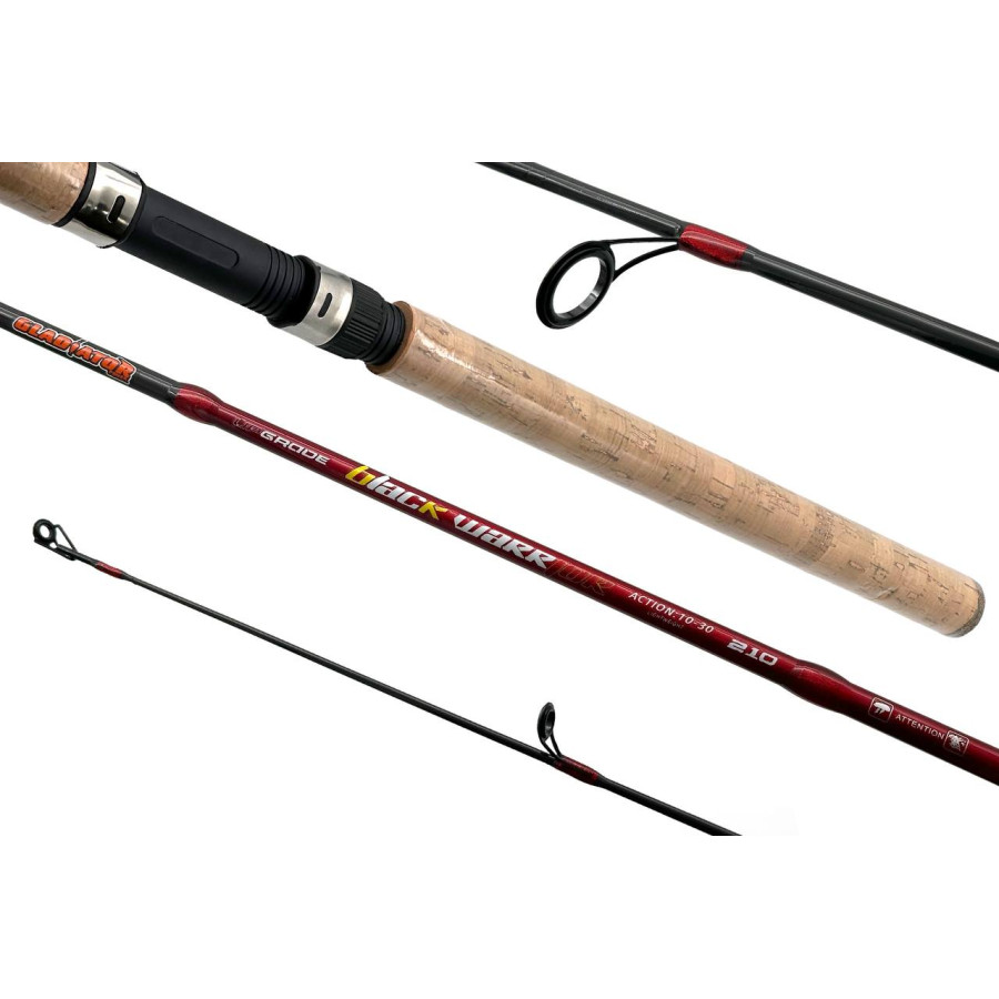 Спиннинг Gladiator Black Warrior 10-30g 2.10m