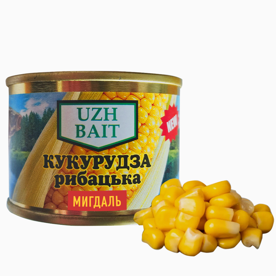 Кукуруза рыбацкая Uzh Bait "Мигдаль" 65ml