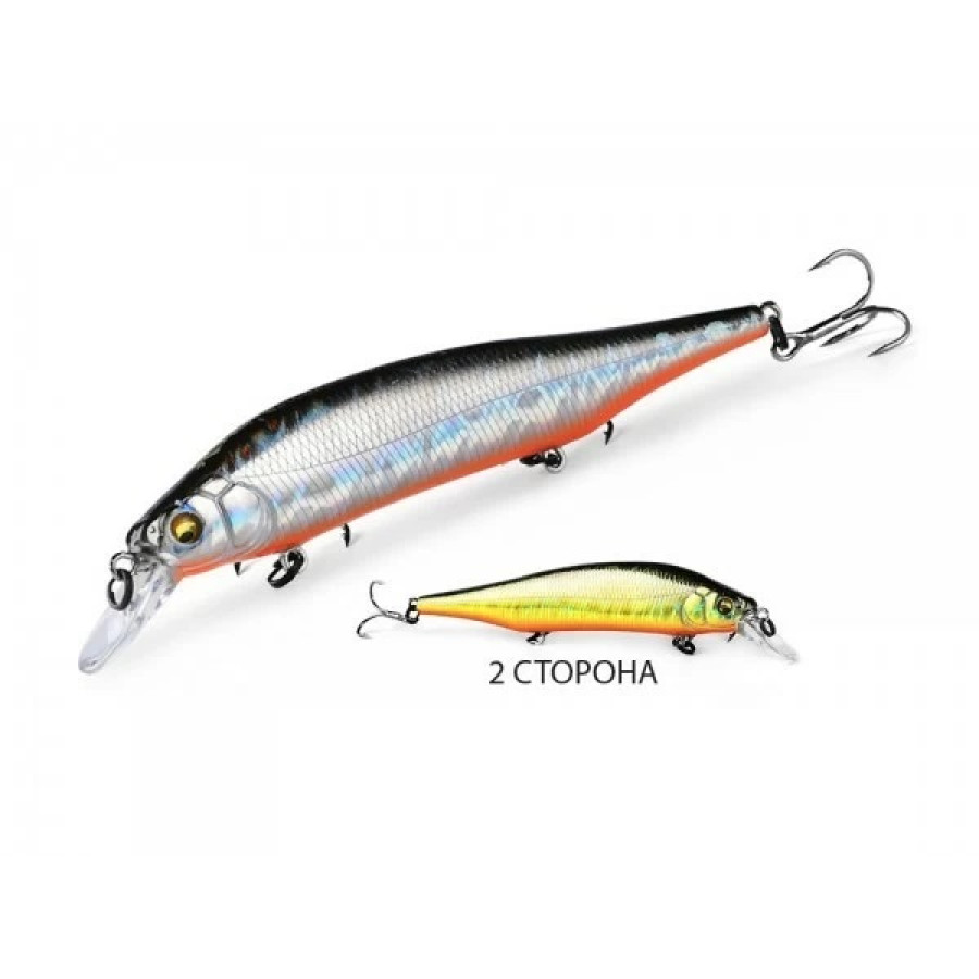 Воблер Bearking Ito Shiner 115SP 15g, 0,5-1,2m, цвет O (Gold Silver)