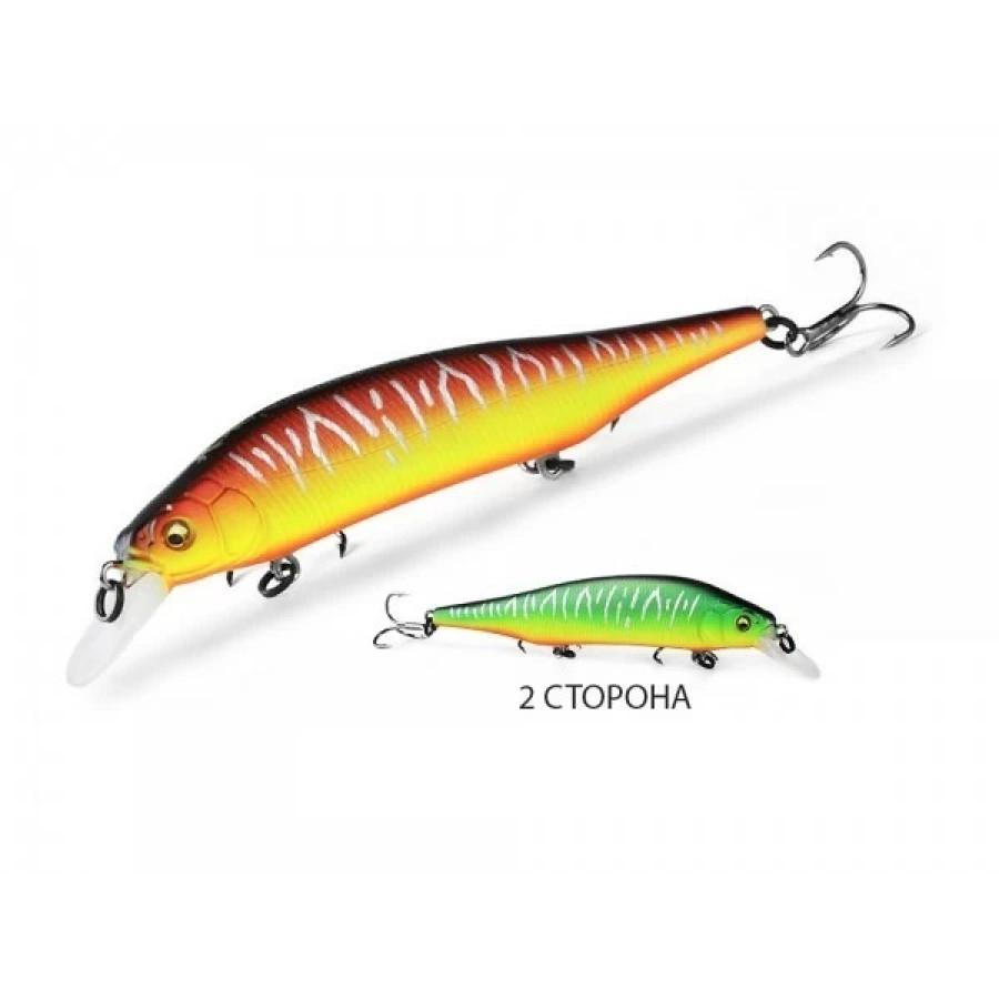 Воблер Bearking Ito Shiner 115SP 15g, 0,5-1,2m, цвет Q (Fire Green Tiger)