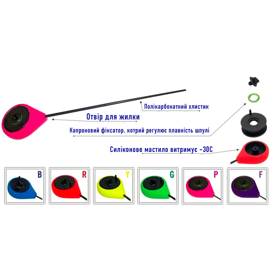 Зимова вудка Akara Sonata STFS-G (зелена) Зимова вудка Akara Sonata STFS-G (зелена)