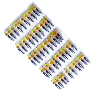 Мормышка вольфрамовая |252|Столбик с кубиком Gold 0,50g