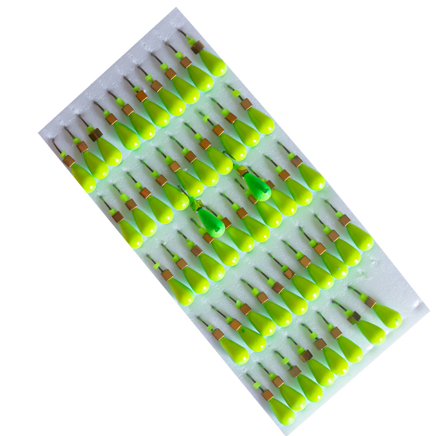 Мормишка вольфрамова |266| Крапля з кубиком Gold 1,00g