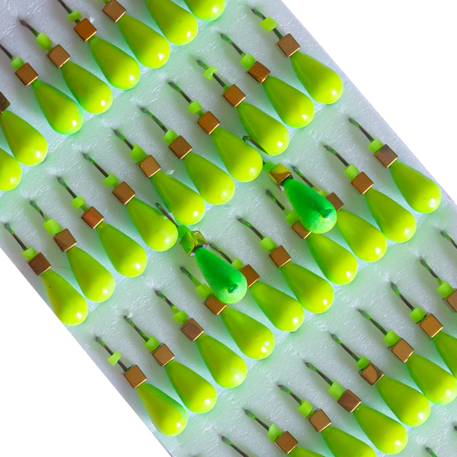 Мормишка вольфрамова |266| Крапля з кубиком Gold 1,00g Мормишка вольфрамова |266| Крапля з кубиком Gold 1,00g