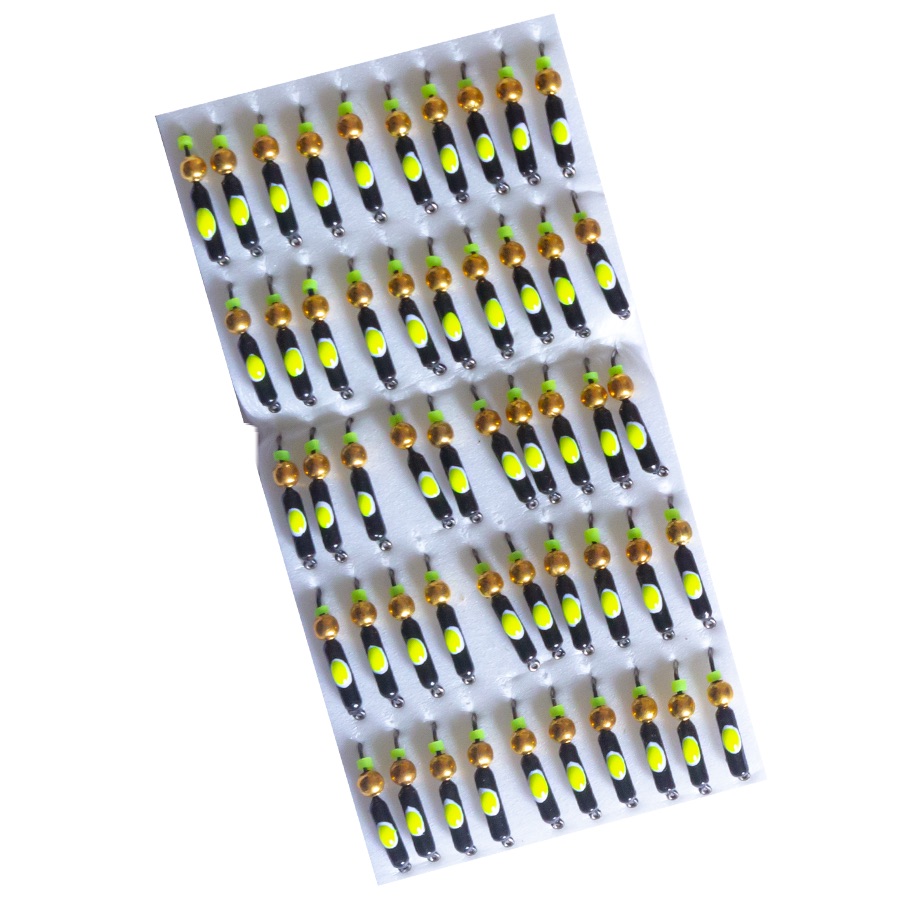 Мормишка вольфрамова |249| Стовпчик з латунною кулькою 0,50g