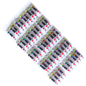 Мормышка вольфрамовая |254|Столбик с кубиком хамелеон 0,50g