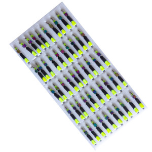 Мормишка вольфрамова |235| Стовпчик з кубиком хамелеон 0,50g