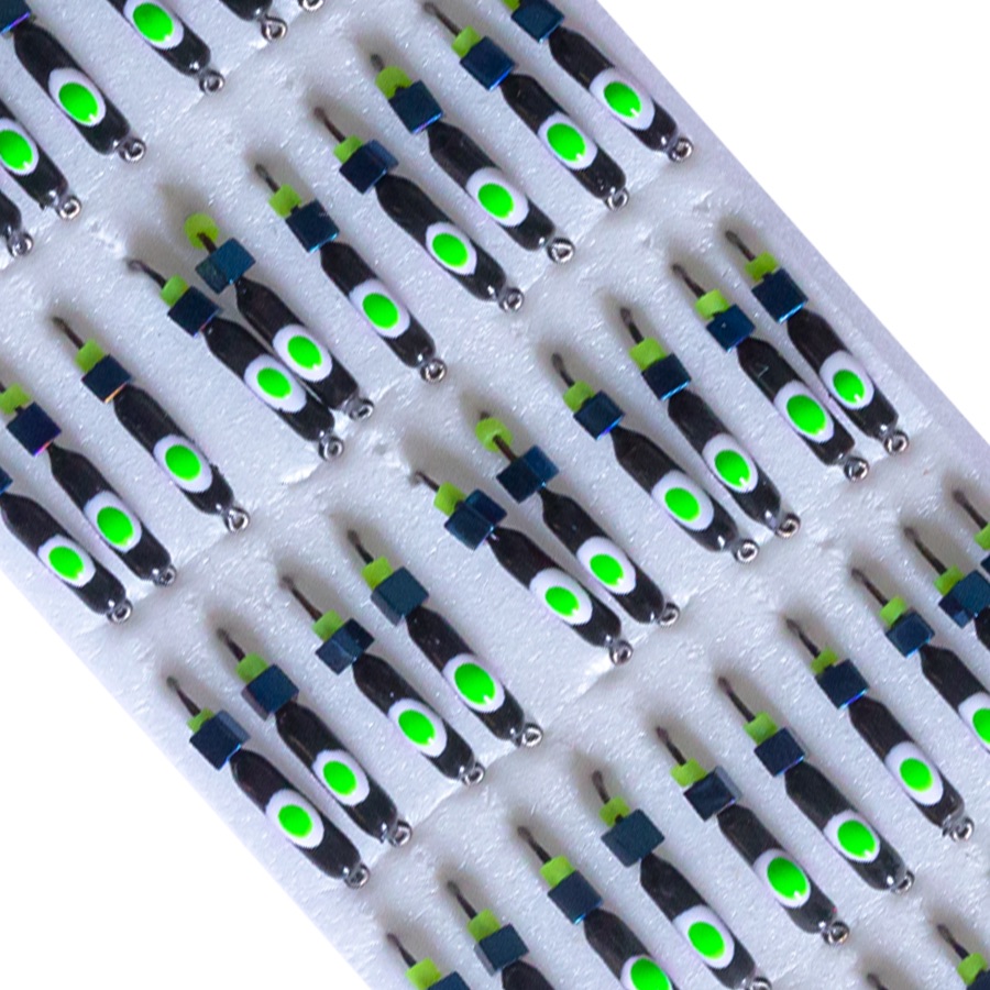 Мормишка вольфрамова |234| Стовпчик з кубиком хамелеон 0,50g Мормишка вольфрамова |234| Стовпчик з кубиком хамелеон 0,50g