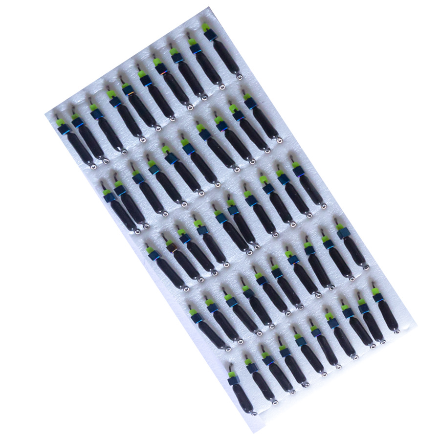 Мормишка вольфрамова |232| Стовпчик з кубиком хамелеон 0,50g