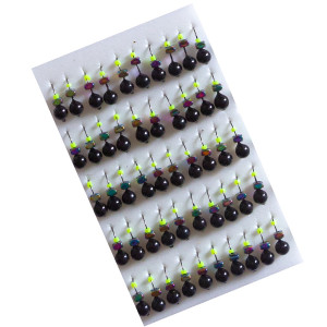 Мормишка вольфрамова |204| Кулька фарбована кубик хамелеон 0,70g