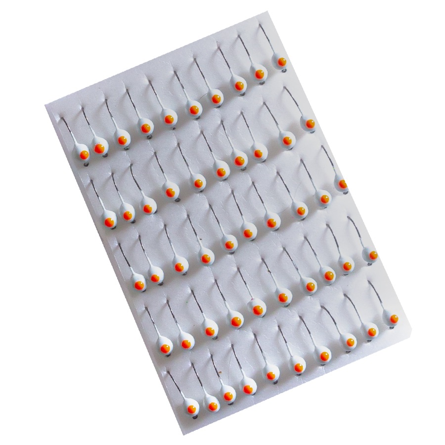 Мормишка вольфрамова |203| Кулька фарбована (фосфор) 0,40g