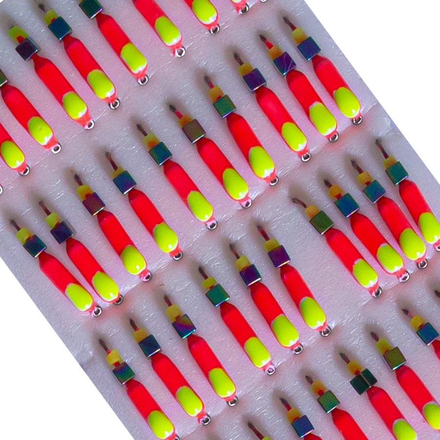 Мормышка вольфрамовая |238| Столбик с кубиком хамелеон 0,50g Мормышка вольфрамовая |238| Столбик с кубиком хамелеон 0,50g