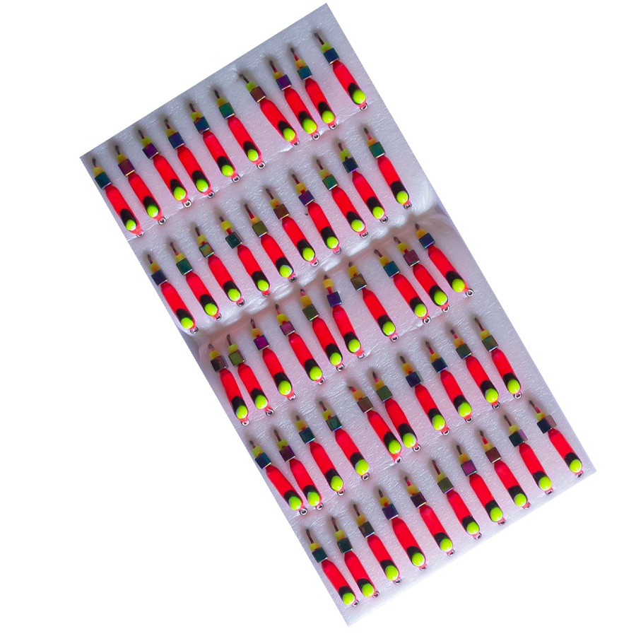 Мормишка вольфрамова |239| Стовпчик з кубиком хамелеон 0,50g