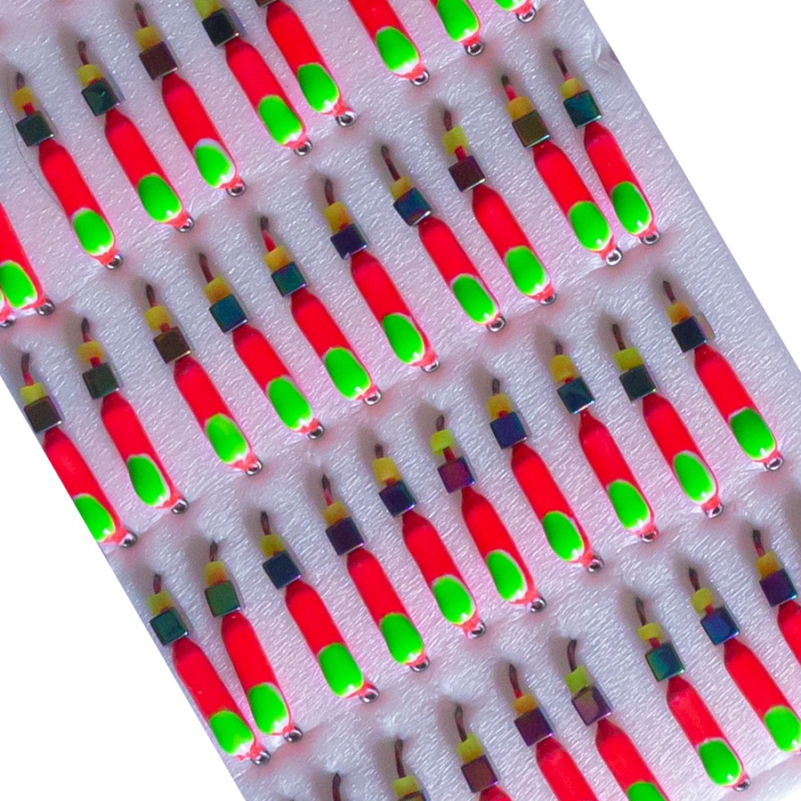 Мормишка вольфрамова |240| Стовпчик з кубиком хамелеон 0,50g Мормишка вольфрамова |240| Стовпчик з кубиком хамелеон 0,50g