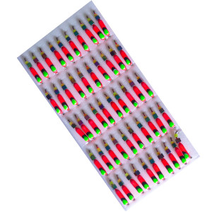 Мормишка вольфрамова |237| Стовпчик з кубиком хамелеон 0,50g