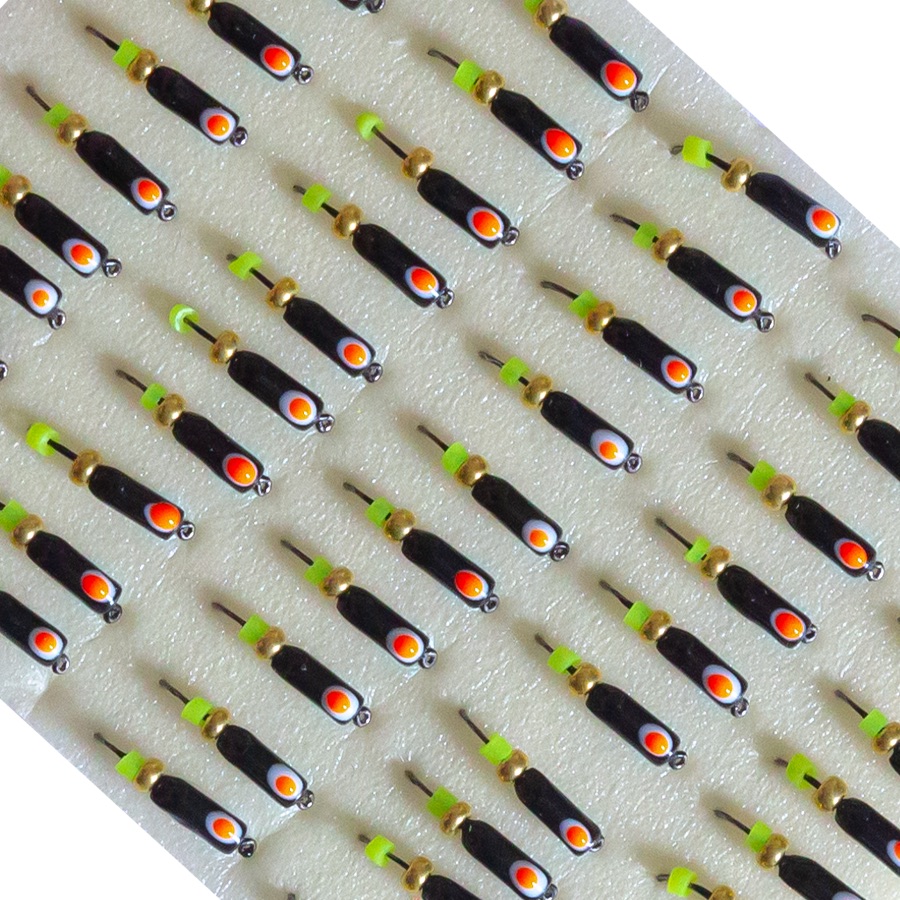 Мормышка вольфрамовая |272| Столбик с латунным шариком 0,30g Мормышка вольфрамовая |272| Столбик с латунным шариком 0,30g