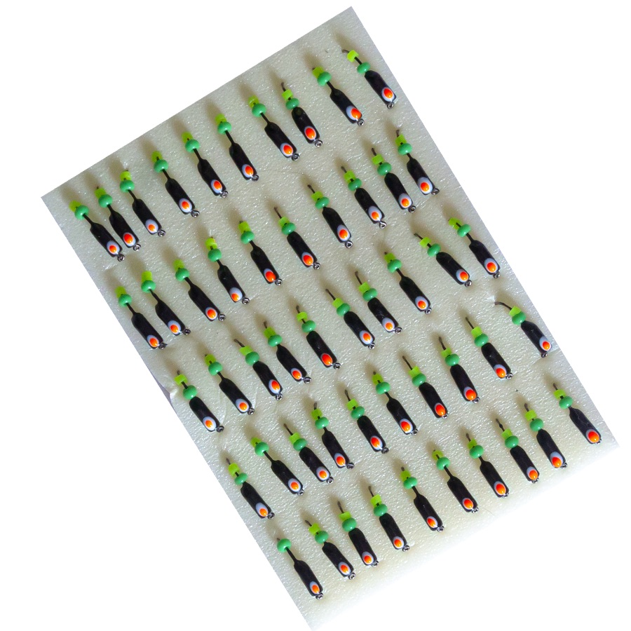 Мормишка вольфрамова |268| Стовпчик з намистом 0,30g