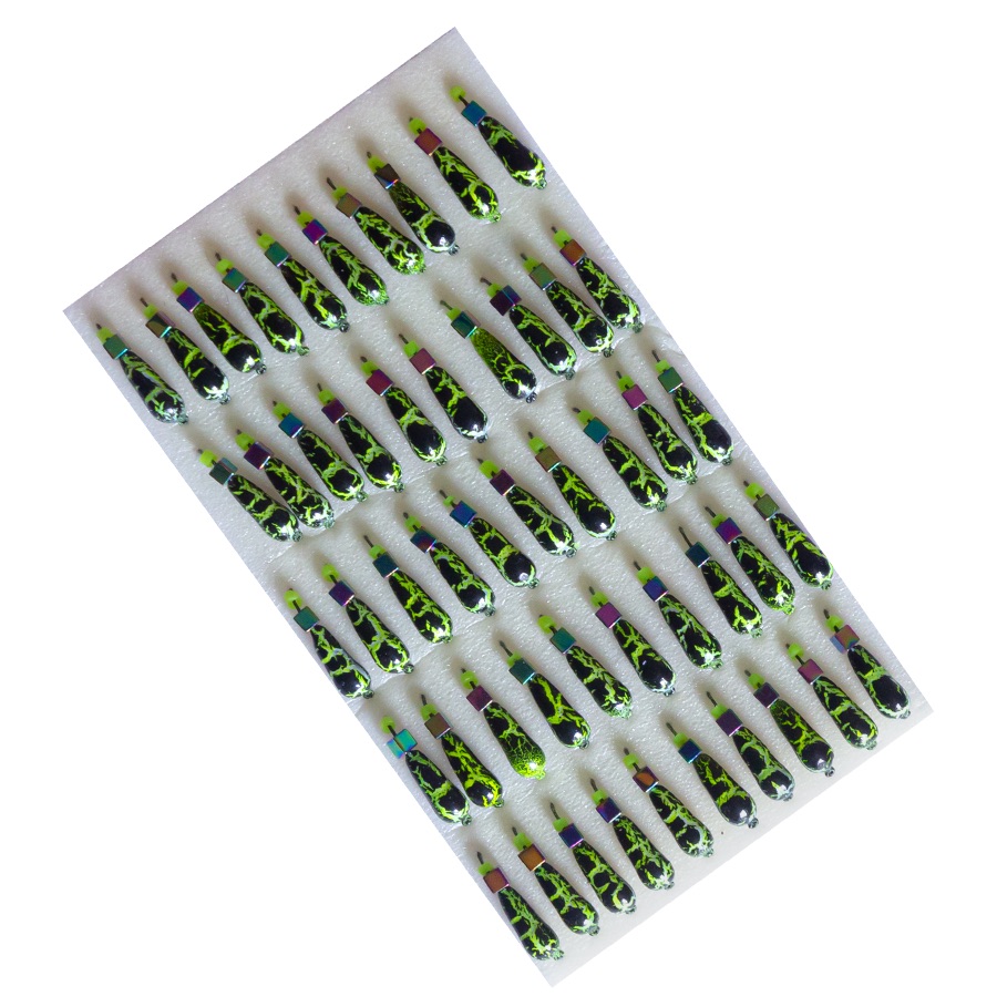 Мормишка вольфрамова |256| Уралка з кубиком хамелеон 0,70g