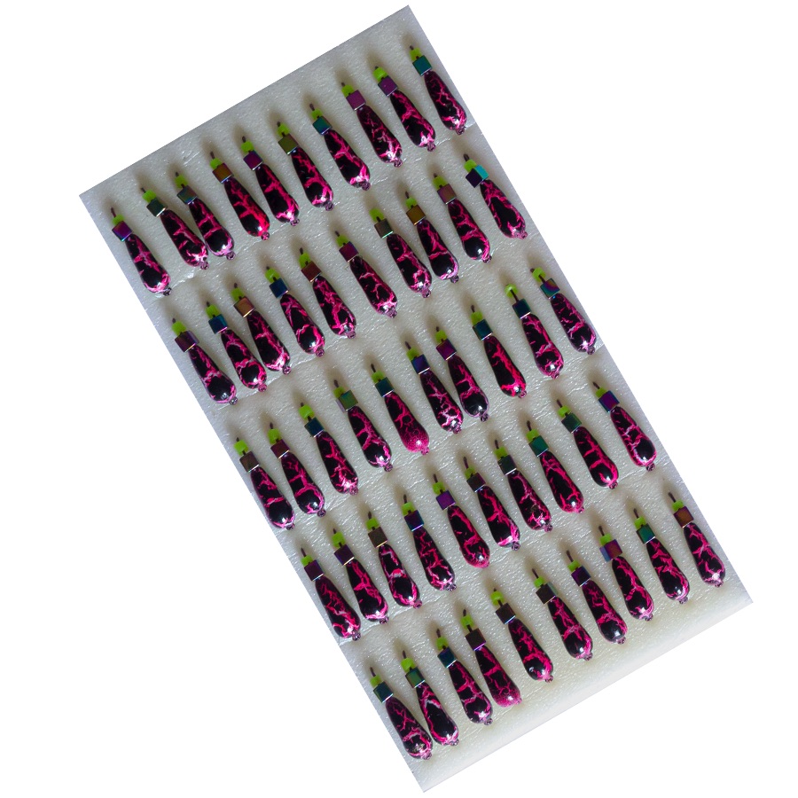 Мормишка вольфрамова |257| Уралка з кубиком хамелеон 0,70g