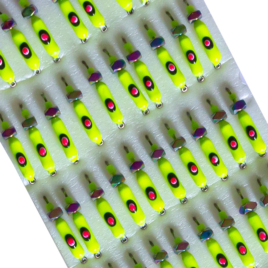 Мормышка вольфрамовая |220| Столбик с кубиком хамелеон 0,50g Мормышка вольфрамовая |220| Столбик с кубиком хамелеон 0,50g