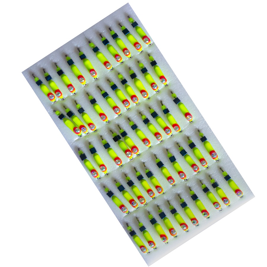 Мормишка вольфрамова |212| Стовпчик з кубиком хамелеон 0,50g