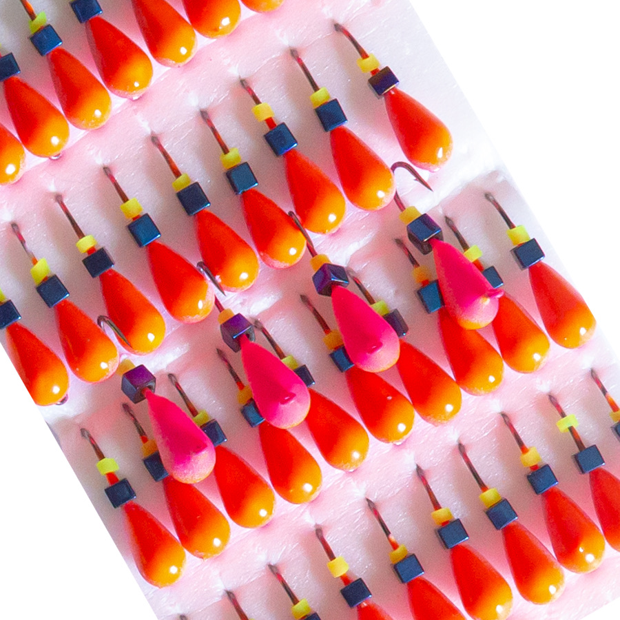 Мормышка вольфрамовая |261|Капля с кубиком хамелеон 1,00g Мормышка вольфрамовая |261|Капля с кубиком хамелеон 1,00g