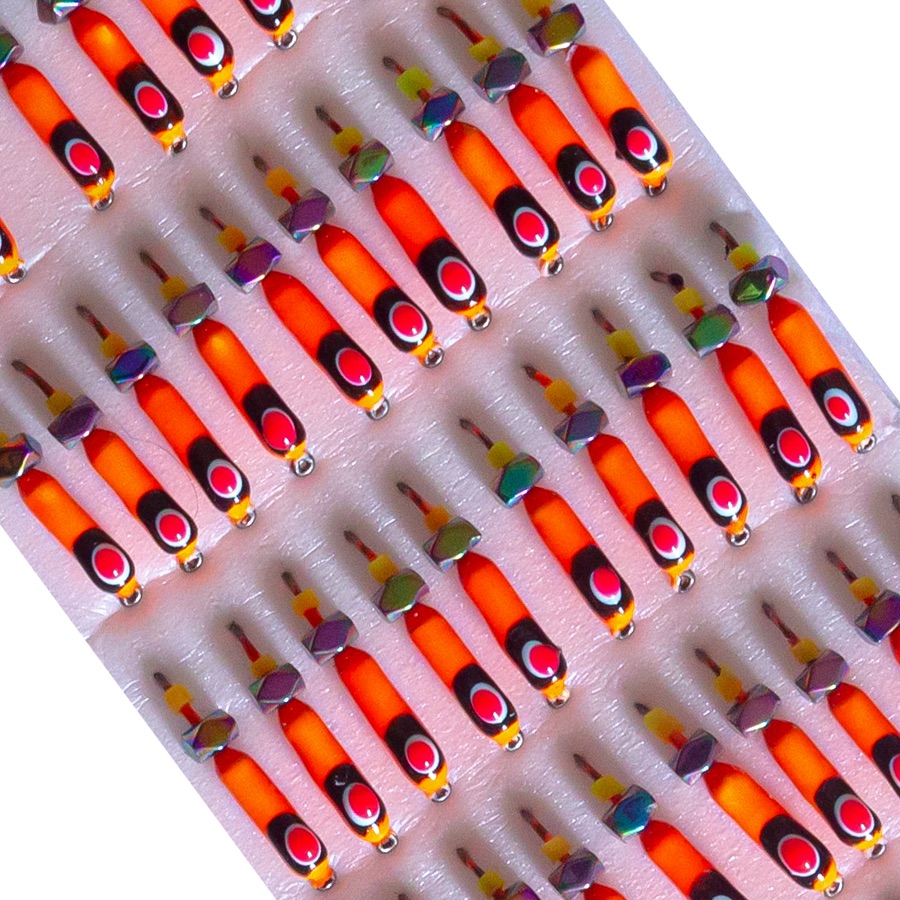 Мормышка вольфрамовая |218| Столбик с кубиком хамелеон 0,50g Мормышка вольфрамовая |218| Столбик с кубиком хамелеон 0,50g