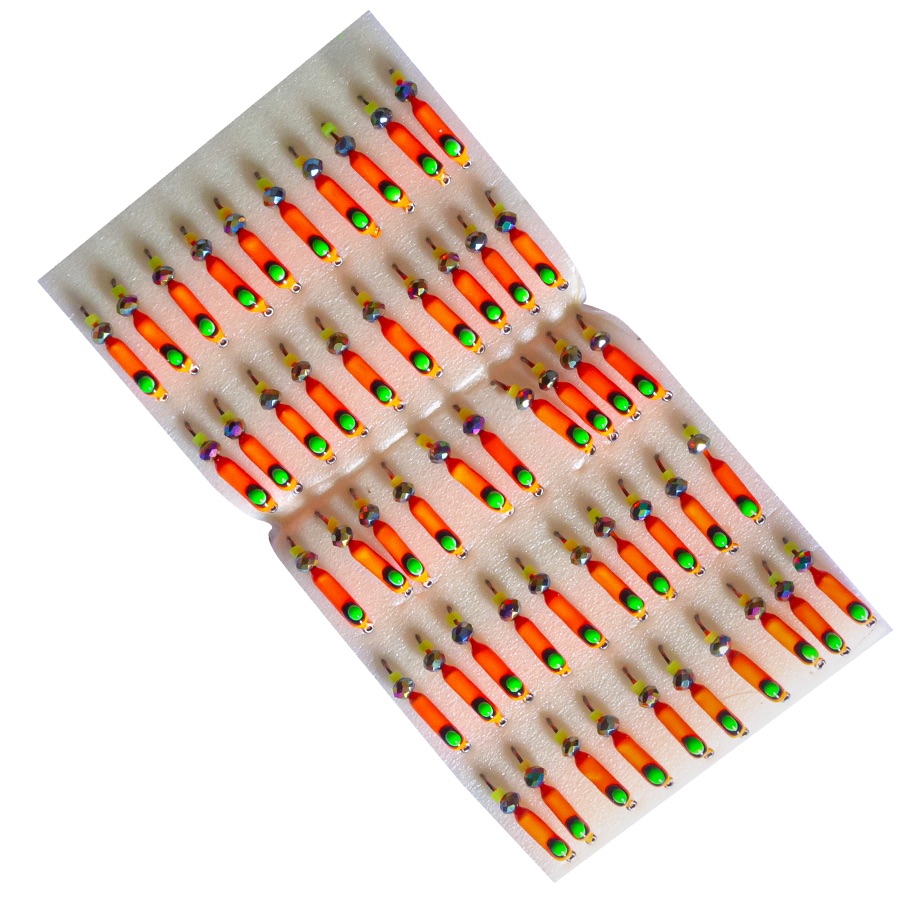 Мормишка вольфрамова |217| Стовпчик з кулькою хамелеон 0,50g