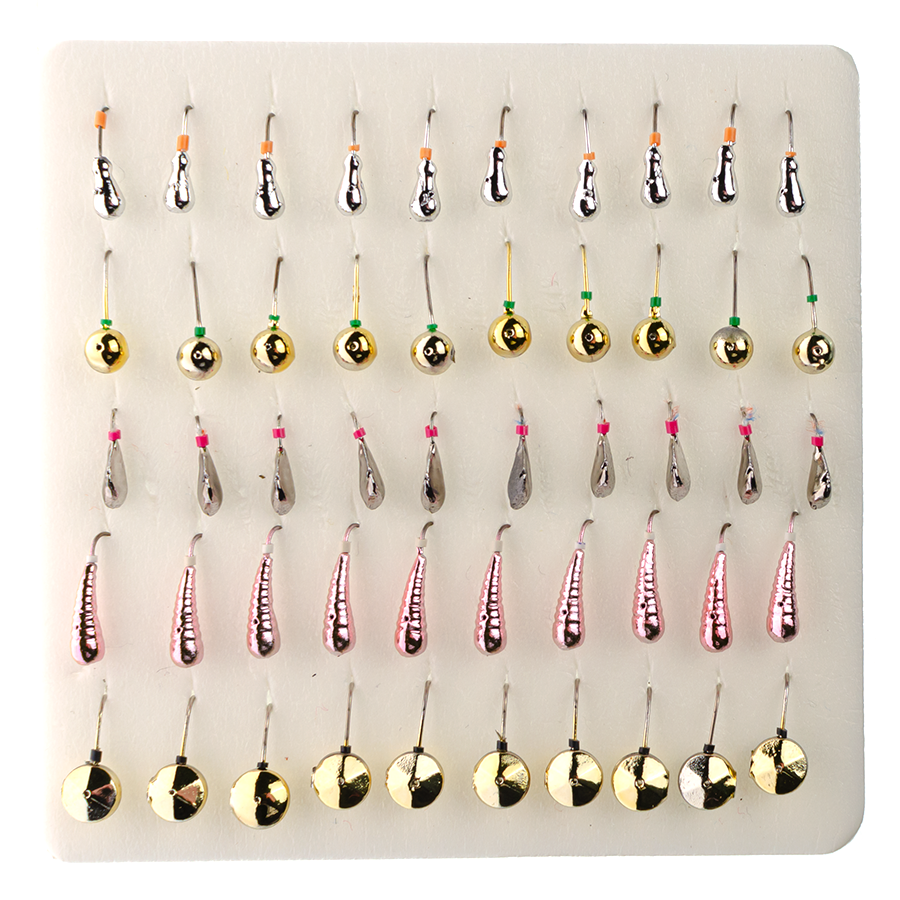 Мормишка лита в наборі гальваніка Mildas (50шт\уп) Мормишка лита в наборі гальваніка Mildas (50шт\уп)